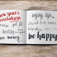 New Year's resolutions journal